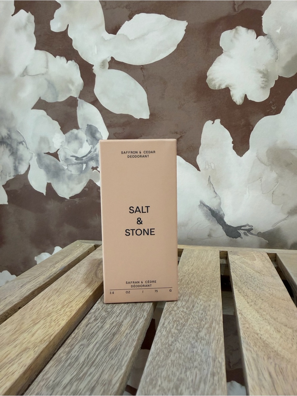 Salt & Stone Saffron & Cedar Deodorant — Brand New in Box 2.6 oz. Full Size - Picture 2 of 4